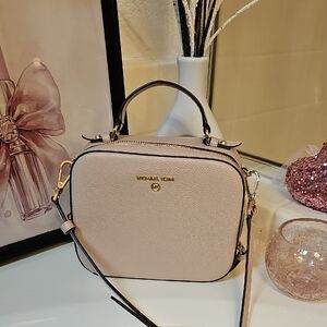 Michael Kors Beige Crossbody Bag